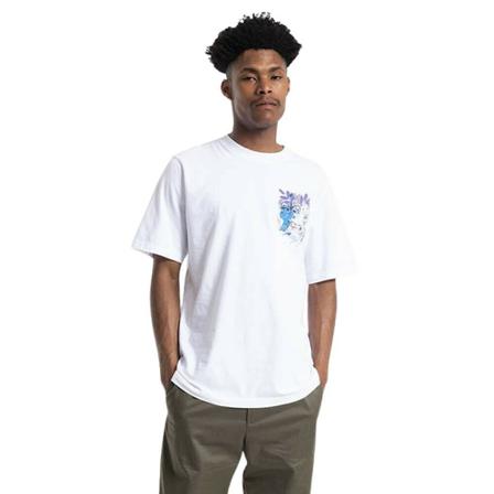 Wood Wood T-Shirt , Wit , Heren , Maat: S