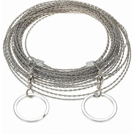 10 meter lång utomhustrådsåg, rullsåg överlevnadskabel, kedjesågstråd