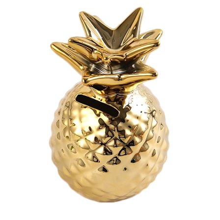 Nordisk enkel ananas keramisk sparegris ornamenter stue boligindretning dekorative mønter opbevaringsboks