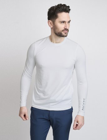 BACKTEE Mens First Skin Round Neck - White - XXXL