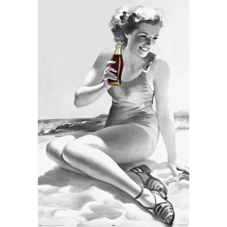 Coca Cola Beach Pin-Up