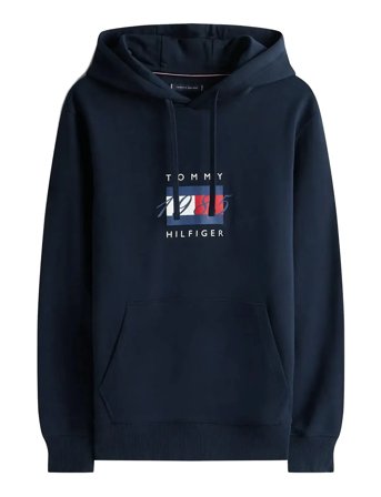 Tommy Hilfiger | Linear Flag Graphic Hoodie | S