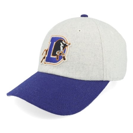 American Needle - Grå unconstructed Caps - Durham Bulls Archive Legend Ivory Royal Dad Cap @ Hatstore