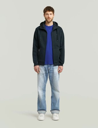 G-Star Premium Core Hdd Zip Sw L\S - Navy - L