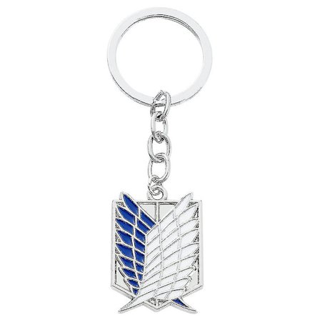 Attack On Titan Tema Survey Corps Nyckelring Mini Hängande Ornament Fans Gåvor