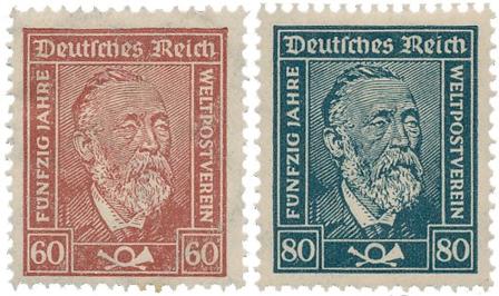 Tyske Rige 1924 - MICHEL 362-363 - Postfrisk