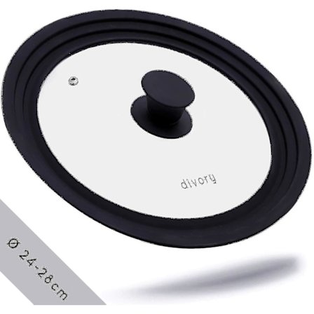 Universal Lock 28, 30 och 32 Lock Glaslock med Silikonkant