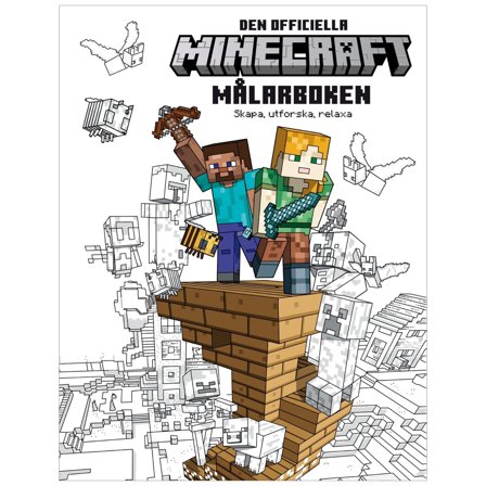 Den officiella Minecraft-målarboken : Skapa, utforska, relaxa