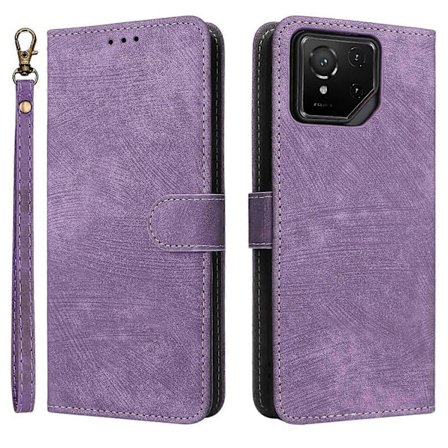 Plånboksfodral för Asus ROG Phone 9 5G/Phone 9 Pro 5G med RFID-skydd, PU-läder, visningsstativ