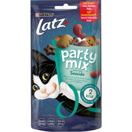 Purina Latz - Latz Party Seaside Mix 60 g - Katt - Kattegodteri & kattegress - Belønningsgodbiter katt - ZOO.no