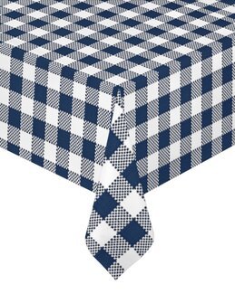 Wachstischdecke Bardo Meterware Blau