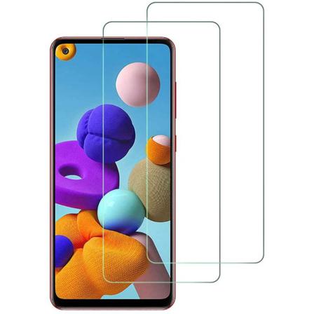 Samsung Galaxy A21s - 2-pack - Skärmskydd I Härdat Glas