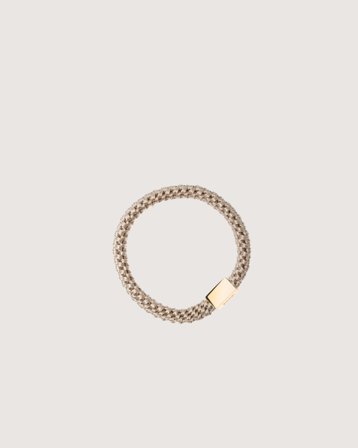 Dark Department Fat Hair Tie W/Gold Rosa Accessoarer Jente - Kids Brand Store