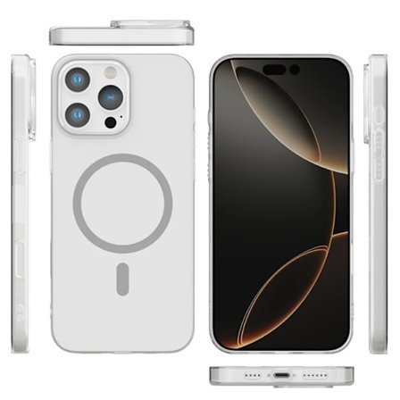 Mobilskal till iPhone 16 Pro MagSafe Compatible Protective - Grå