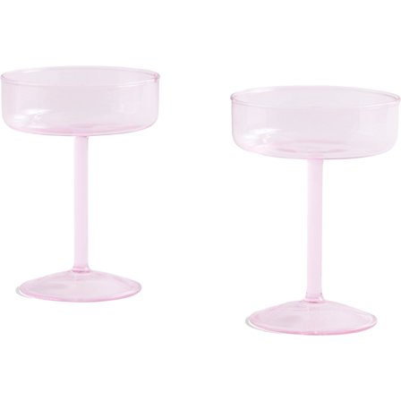 Hay Coupéglas 2 st, rosa | Dukning & Servering > Glas > Champagneglas | Bagaren och Kocken