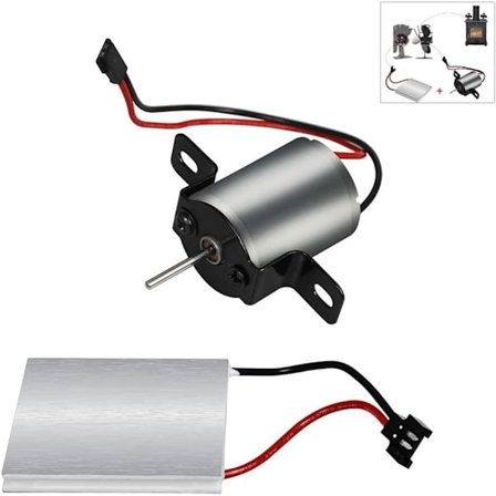 Højtydende reparationssæt til pejsblæser med generatorsæt, kompatibelt med pejs-/ovnblæser, elektrisk generator