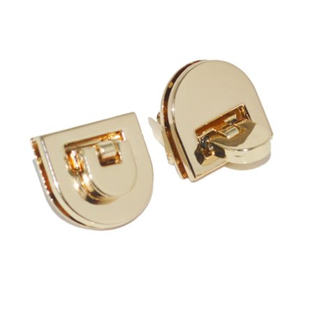 Spänne Twist Lock Hardware för axelväska form handväska DIY Turn Lock Bag Clas