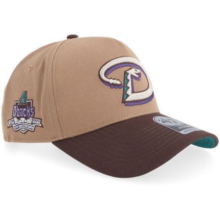 47 Brand - MLB Beige adjustable Keps - Hatstore Exclusive x Arizona Diamondbacks Coops Sure Shot Mvp Dt Camel/Brown Adjustable @ Hatstore