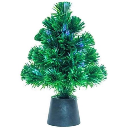 Mini juletre med USB-drevet fargefiberoptisk jul