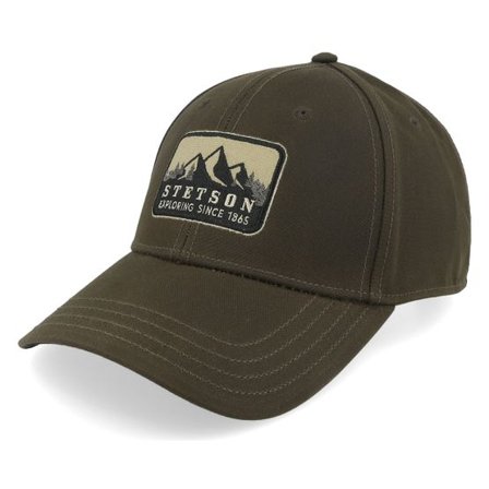 Stetson - Brun adjustable Keps - Baseball Cap Waxed Cotton Dark Chocolate Adjustable @ Hatstore