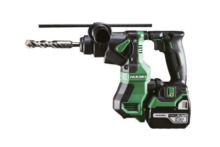 HiKOKI DH18DPA Borrhammare med 5,0 Ah batterier och laddare, Maskiner