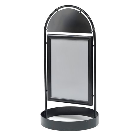 Werbeständer, 700 x 1000 mm, schwarz