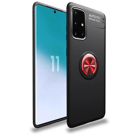 Samsung Galaxy A51 - Suojakuori sormustelineellä Svart/Röd