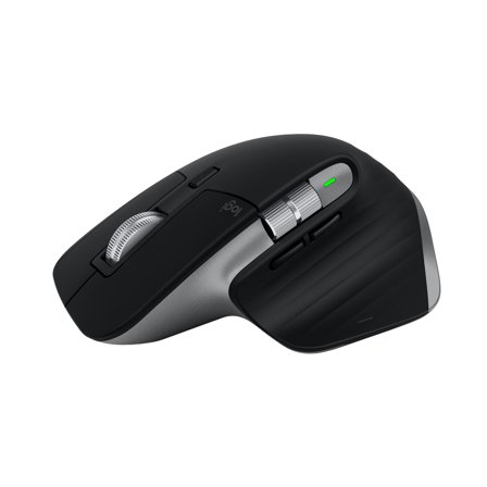 Logitech MX Master 3S for Mac - mus - Bluetooth, 2.4 GHz - romgrå