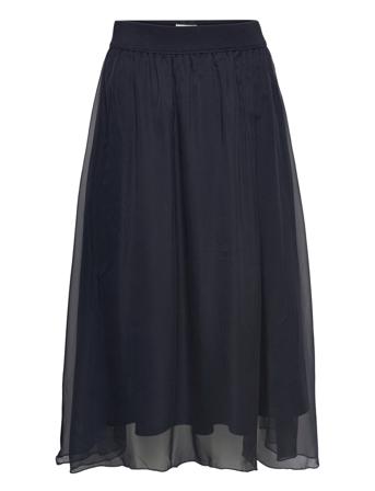 Coralsz Skirt Knälång Kjol Svart Saint Tropez