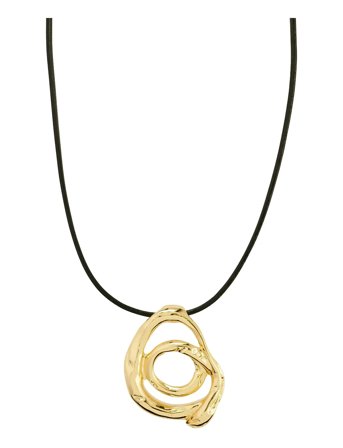 Unfold Necklace Gold-Plated Gold Pilgrim