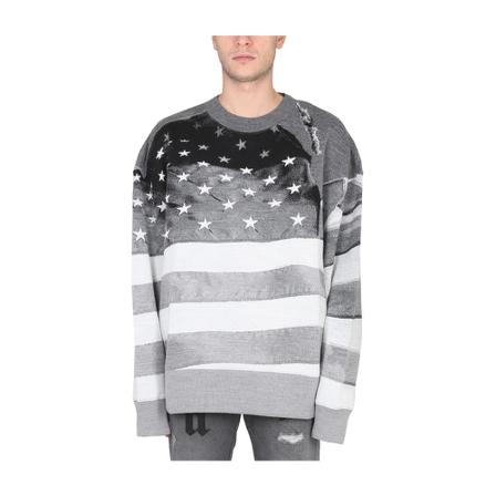 Palm Angels, Sweatshirts Grijs, Heren, Maat:M