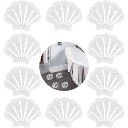 Sæt med 20 skridsikre brusebadsmærkater, skridsikre mærkater, sikkerhedsbadestrimler til badekar, brusere, selvklæbende strimler, vandtætte, 