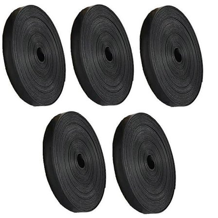 Monokrom Antiskrid Varmekrympeslange Skridsikker Isolerende Muffe Vandtæt Fiskestang Pakke 5 stk