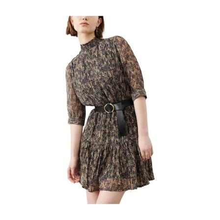 Sessun, Jennett short dress Brązowy, Kobieta, Rozmiar: L