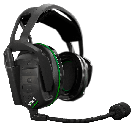 Sordin 88000-04-G-S Hörselkåpa med hjässbygel och Bluetooth, Hörselskydd