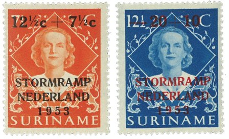 Suriname 1953 - NVPH 295/96 - Postfrisk