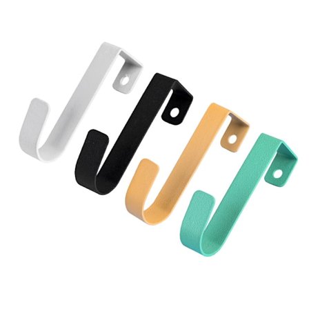 4 kpl:n ovikoukut, tukevat metalliset yksittäiset ovikoukut, 4 väriä ovikoukkuja ripustamiseen, pyyhkeet, vaatteet, kylpyhuone