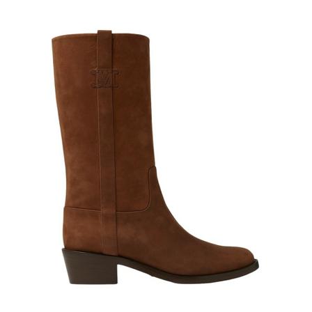 Max Mara, Barry Boots Brązowy, Kobieta, Rozmiar: 34 EU