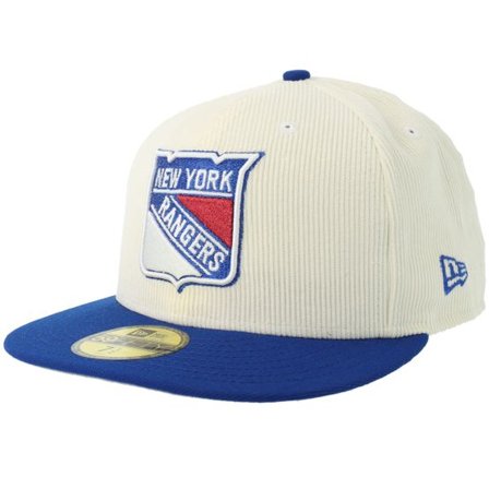 New Era - NHL Beige fitted Keps - "Hatstore Exclusive x New York Rangers 59FIFTY Chrome/Blue Fitted " @ Hatstore