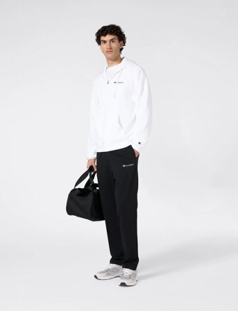 Champion Full Zip Hoodie Sweatshirt - White - XXL