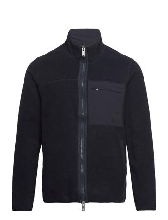 Maisaac Zipper Sweat-shirts & Hoodies Fleeces & Midlayers Marineblå Matinique*Betinget Tilbud