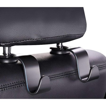 4 stk. bilkroge til håndtasker og tasker Auto nakkestøtte krog bil bagsæde taskeholder