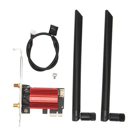 AX210 Pro WiFi 6E PCIE -kortti 2,4 GHz 5 GHz 6 GHz taajuudet MU MIMO Plug Play 5374 Mbps Windows 10 11 Linuxille