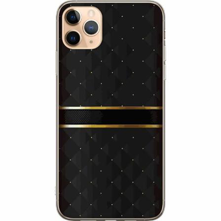 Apple Iphone 11 Pro Max Genomskinligt Skal Golden Stripes