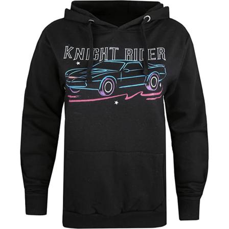 Knight Rider Dam/dam Stars Hoodie Xl Svart/vit/blå
