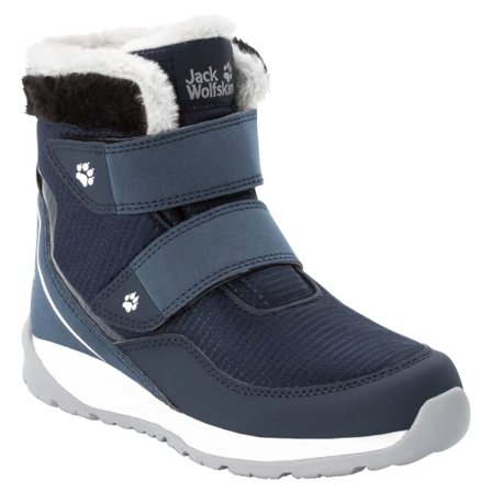 Jack Wolfskin Kids Polar Wolf Texapore Mid Vc Children lined boots Blue 30