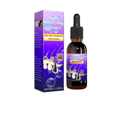 Grå Hår Behandling Serum Vit till Svart Naturlig Färg Reparation Närande Produkter Anti Håravfall Vård