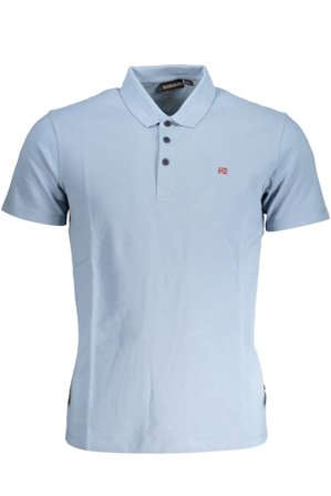 Napapijri Polo Maniche Corte Uomo Azzurro