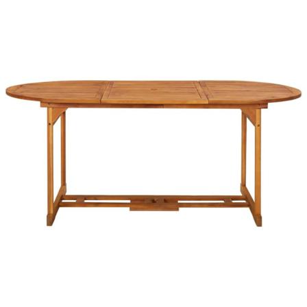 Vidaxl Trädgårdsbord 180x90x75 Cm Massivt Akaciaträ Brun