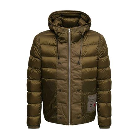 Ten C, Down Jacket Groen, Heren, Maat:L